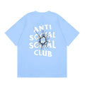 Anti Social Social Club Shattered Glass Logo T-Shirt - Light Blue